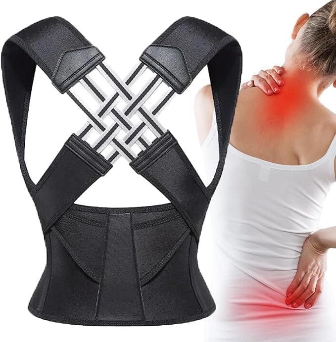 Adjustable Back Posture Corrector Belt for Men & Women | Back Pain Relief Brace | Shoulder & Spine Support | Office & Daily Use