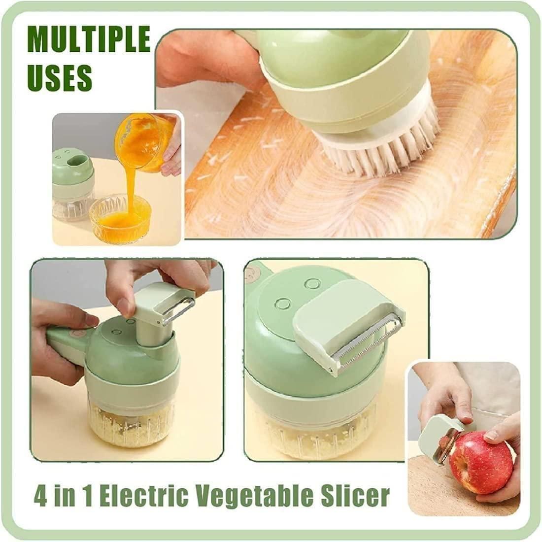 wireless electric food chopper being used in indian kitchen