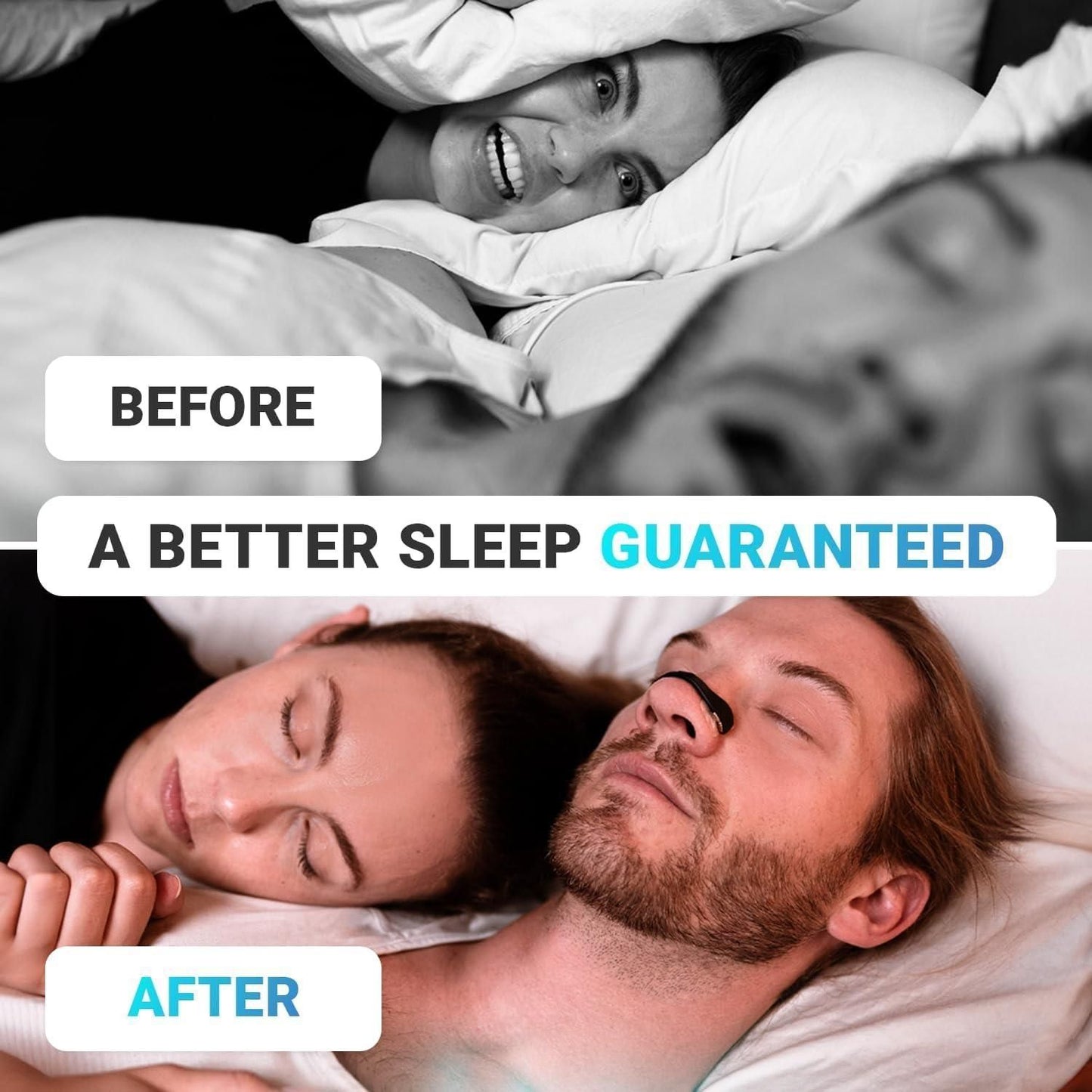 before after nasal dilator better sleep anti snoring couple india