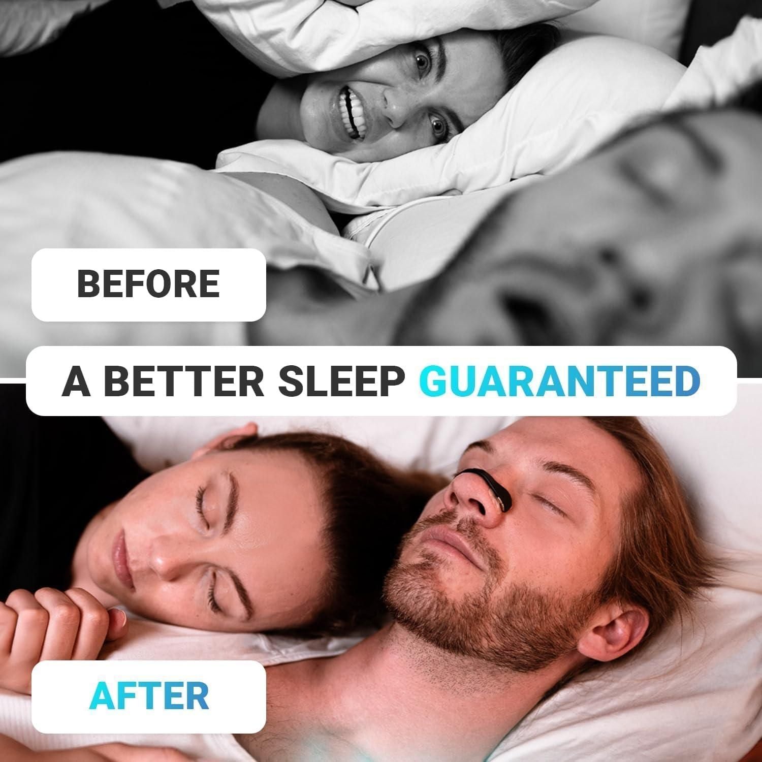 before after nasal dilator better sleep anti snoring couple india