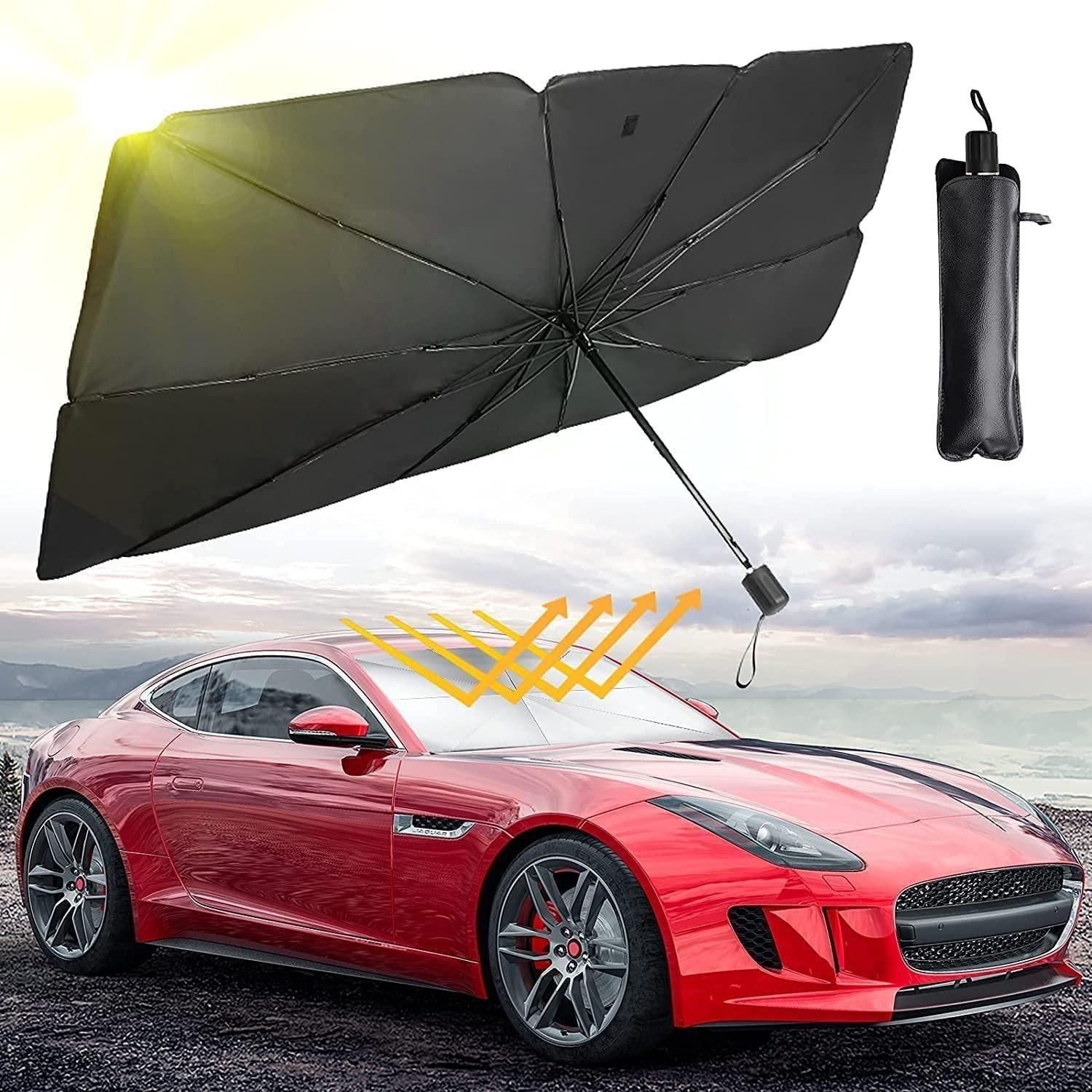 car sun shade umbrella sun protection uv block thermal insulation