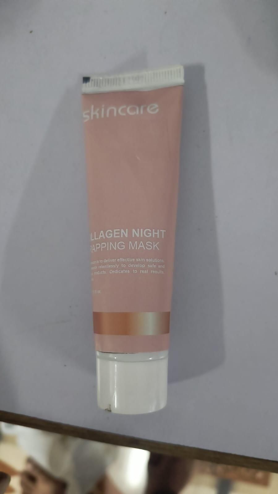Collagen Night Wrapping Peel Off Face Mask Pack of 2 | Ceramide & Collagen Gel Mask | Glowing Skin Overnight | All Skin Types